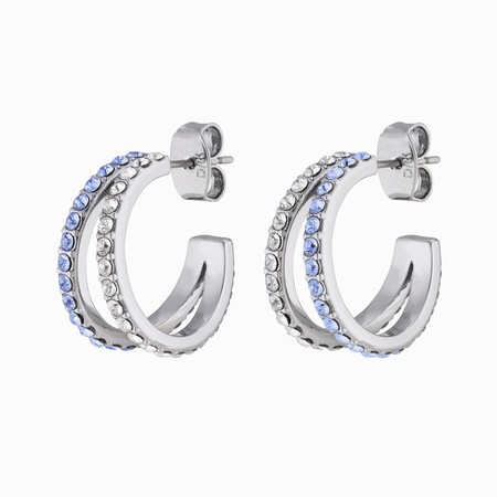 Dyrberg Kern Twinnie Silver Earrings - Light Blue